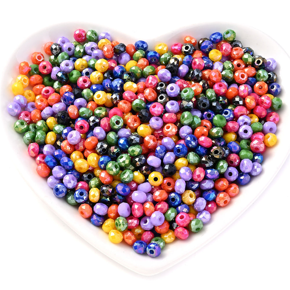 Gradient Shiny Mushroom Flatback Beads