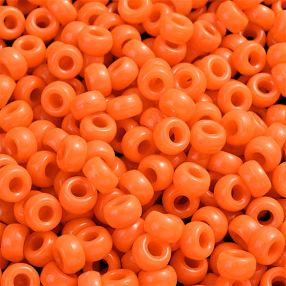 100pcs 7mm Solid Color Acrylic Beads