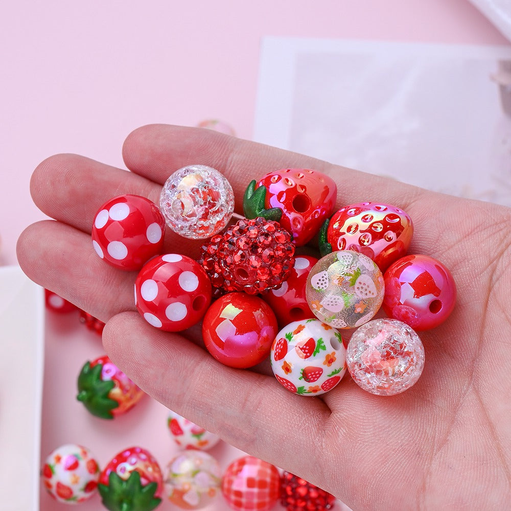 Strawberry Series Acrylic Beads Kit