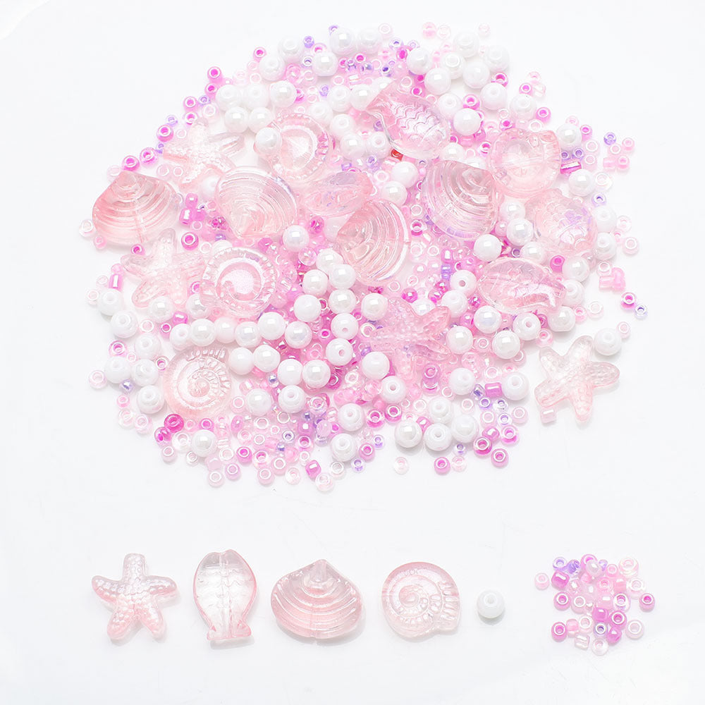49g Ocean Series Glass Bead Assortment