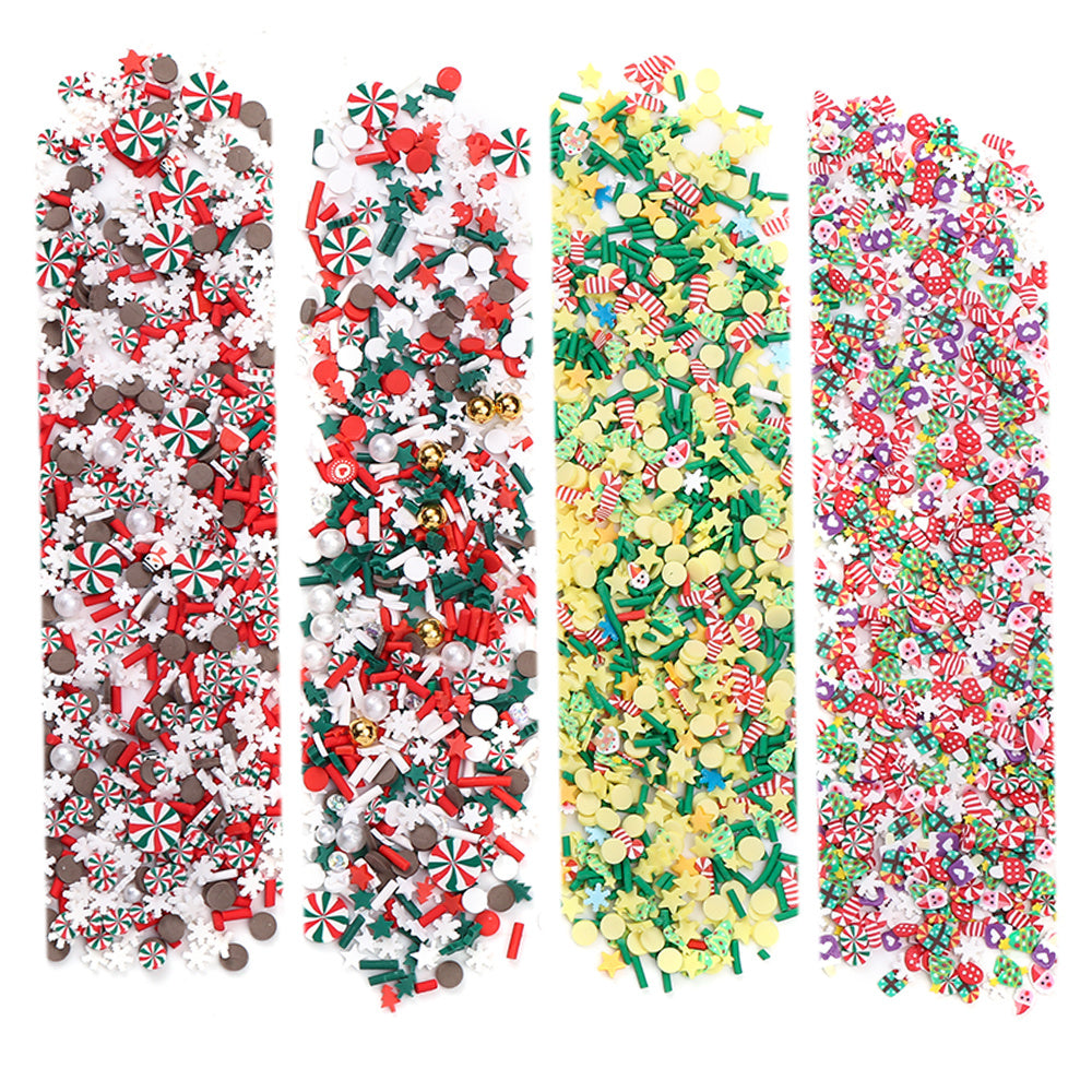 Christmas Soft Clay Beads