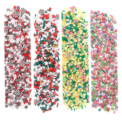 Christmas Soft Clay Beads