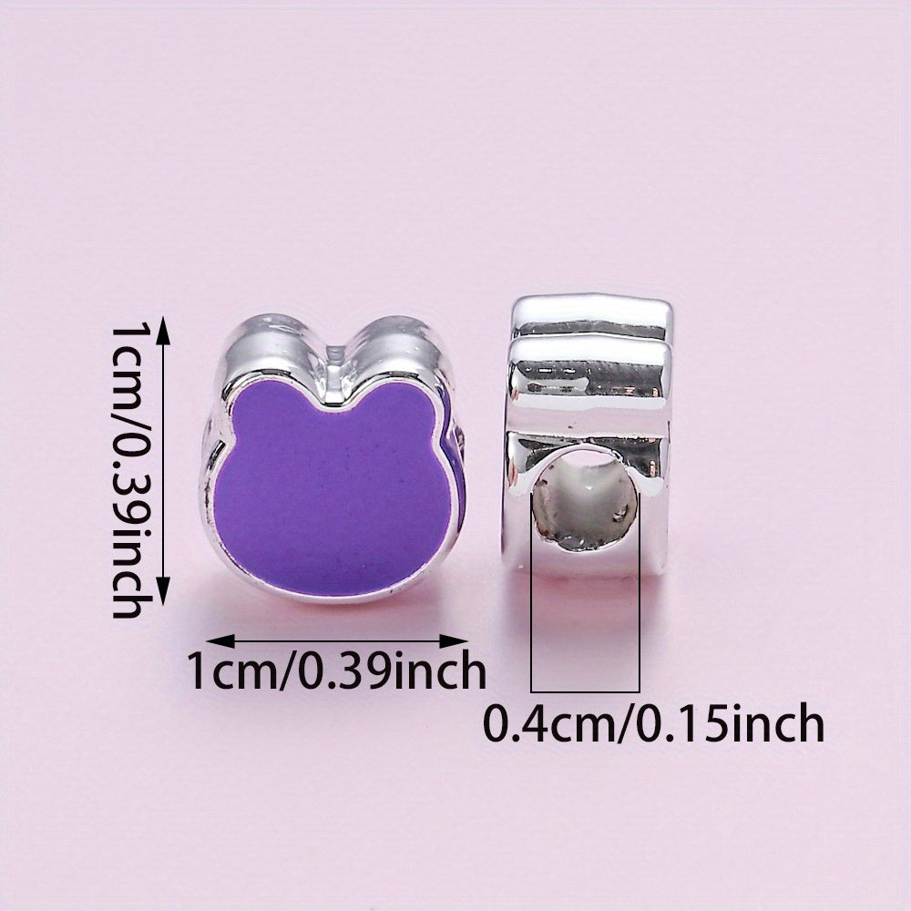 10x10mm Bear-Shaped Spacer Beads