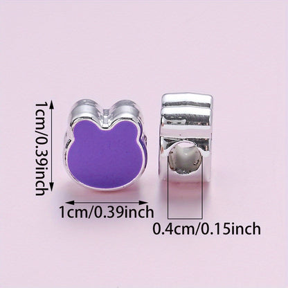 10x10mm Bear-Shaped Spacer Beads