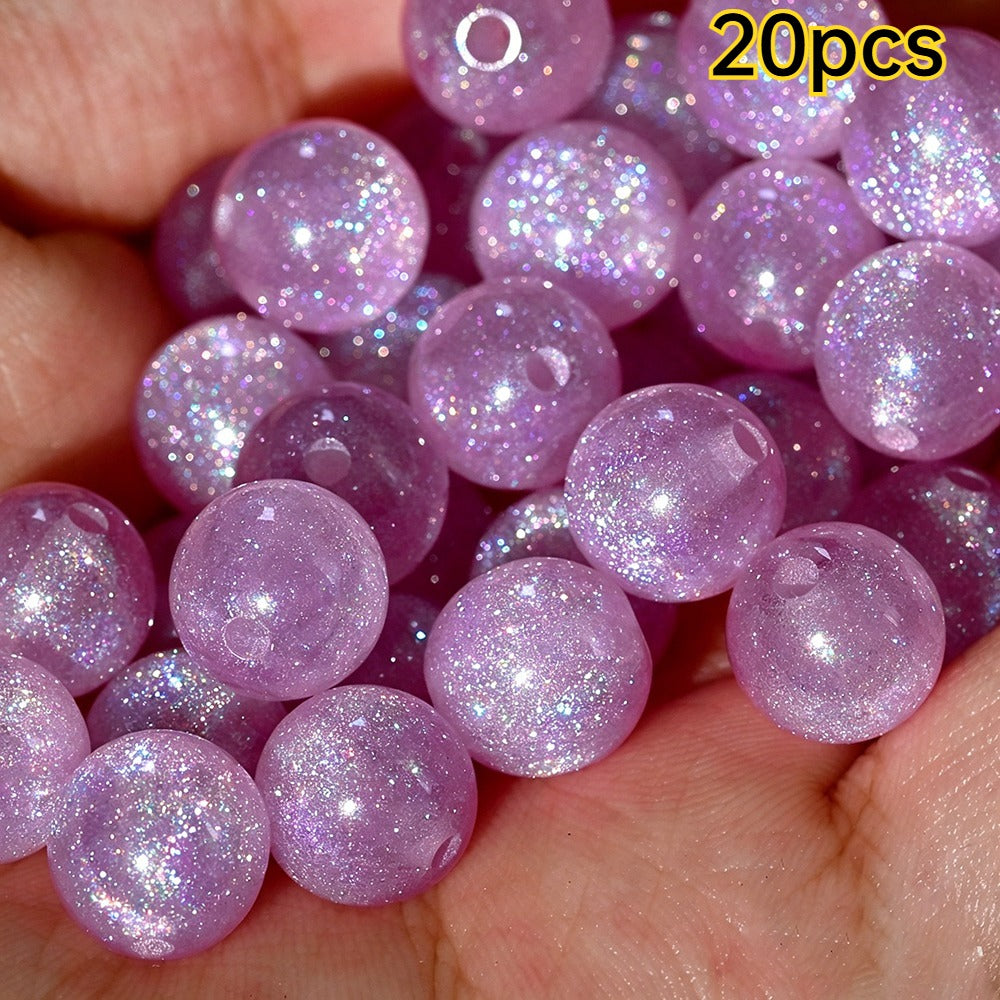 Starry Sky Glitter Beads