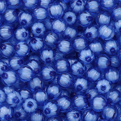 8/10mm Acrylic Pumpkin Beads