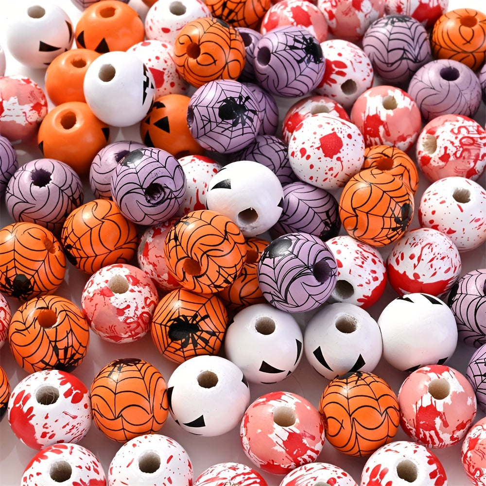 Halloween Wood Beads