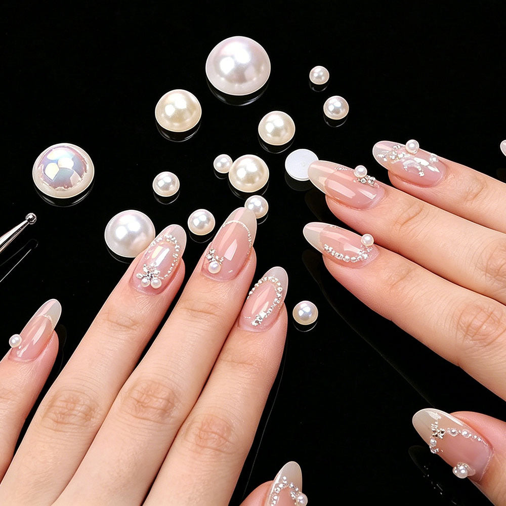 Classic Rhinestone & Pearl Bead Mix
