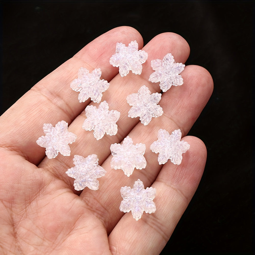 Colorful Five-Pointed Star Acrylic Spacer Beads