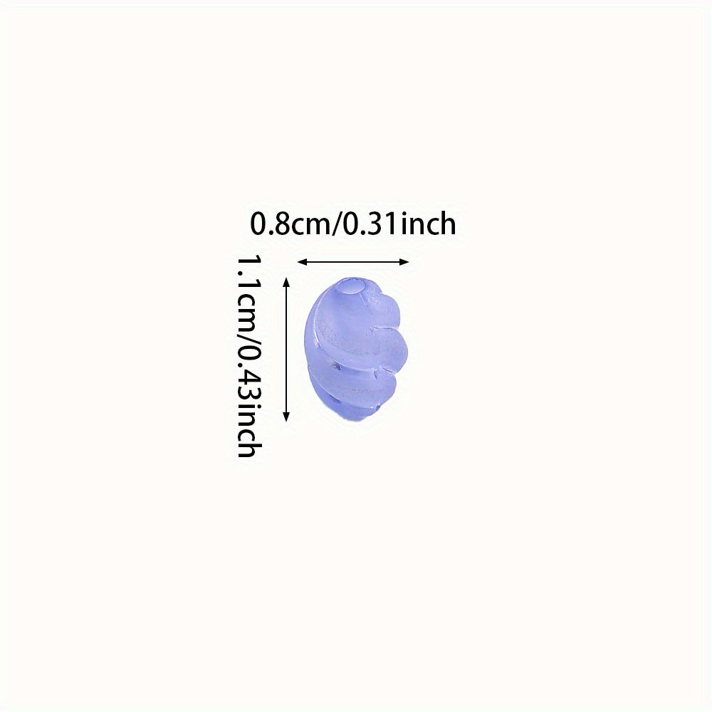 100pcs 11x8mm Frosted Acrylic Oval Beads