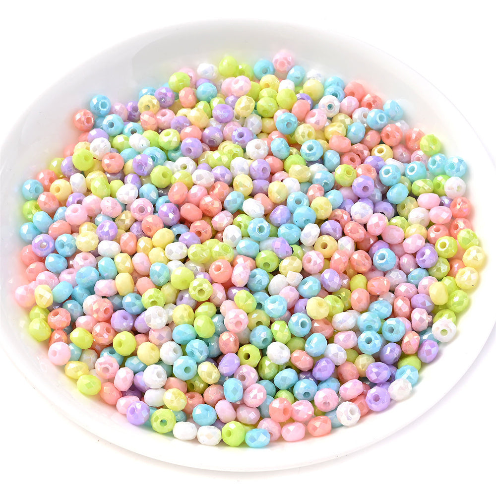 Gradient Shiny Mushroom Flatback Beads