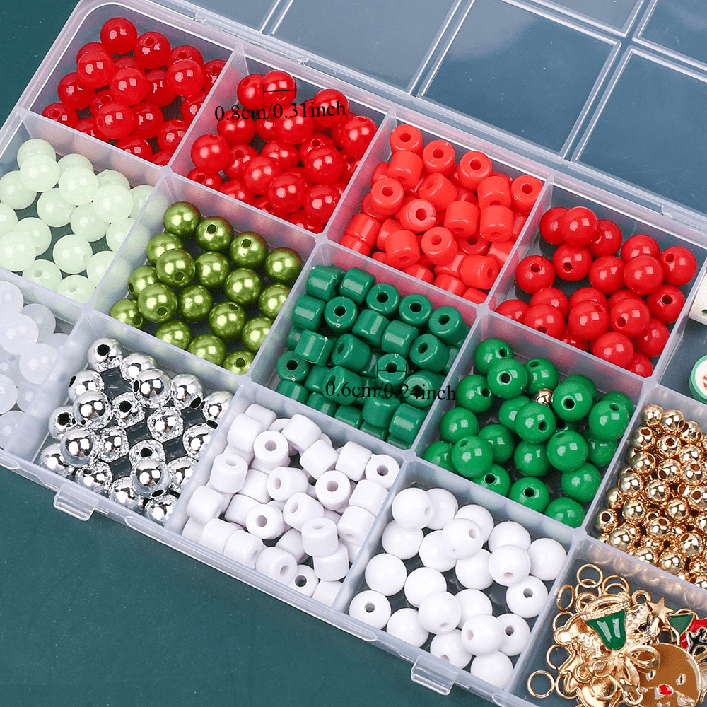 15-Grid Christmas DIY Jewelry Making Kit