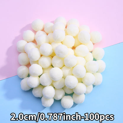 Macaron Frosted Christmas Mixed Color Acrylic Spacer Beads