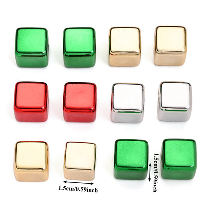 15mm Square Acrylic Pearl Beads