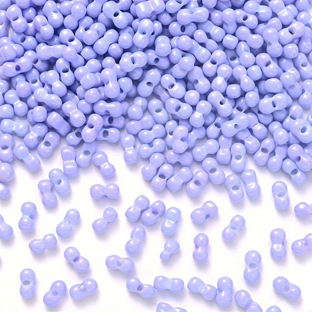Mix Color Glitter Transparent Plastic Pony Beads