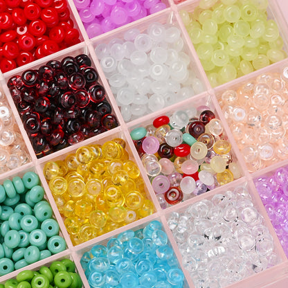Bohemian Water Pattern Acrylic Beads