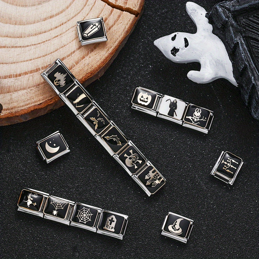 Halloween Themed Alloy Beads