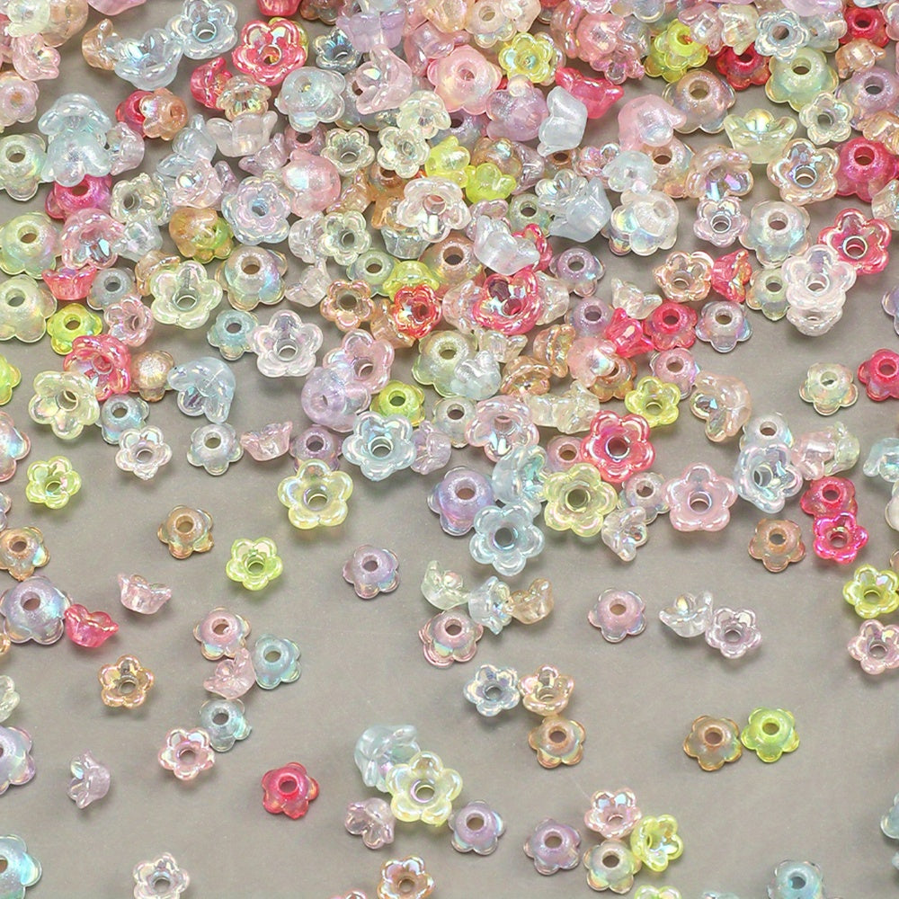 Mini Lily of The Valley Acrylic Flower Beads