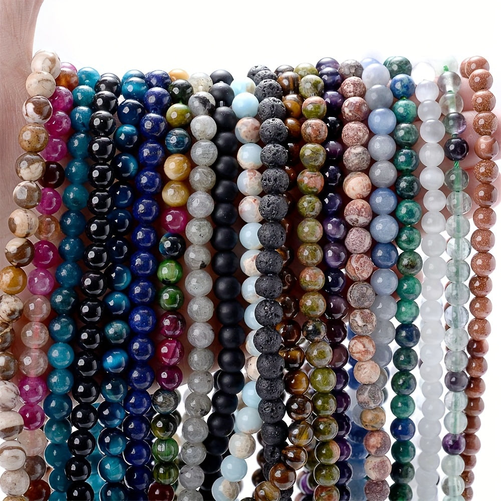 Natural Stone Loose Spacer Beads