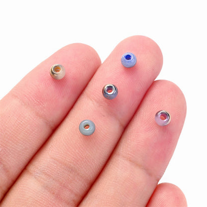 Golden Gradient Glass Seed Beads