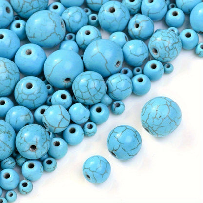 Round Turquoise Stone Beads