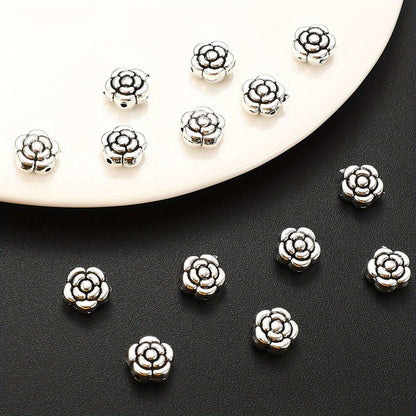 Sparkling Acrylic Snowflake Beads