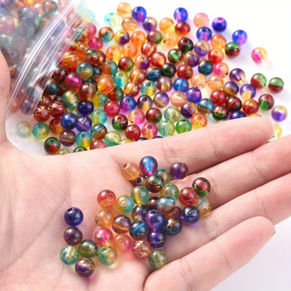 Blue Stone Round Spacer Beads