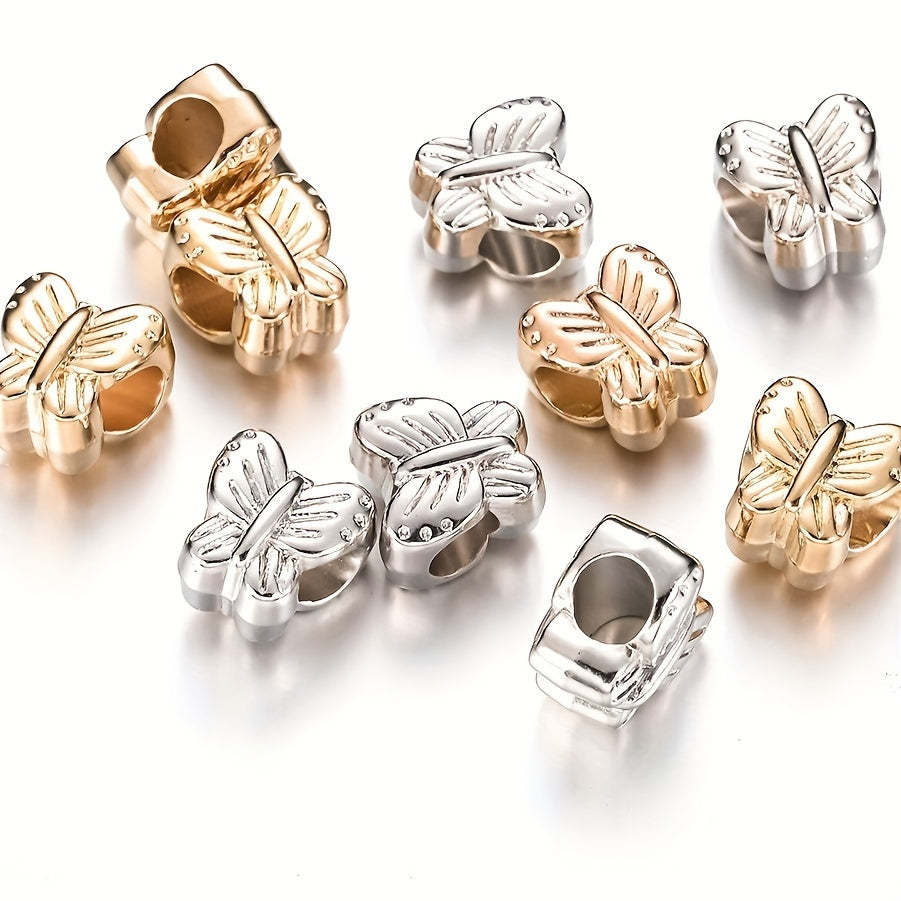30/50pcs 11mm Butterfly CCB Spacer Beads