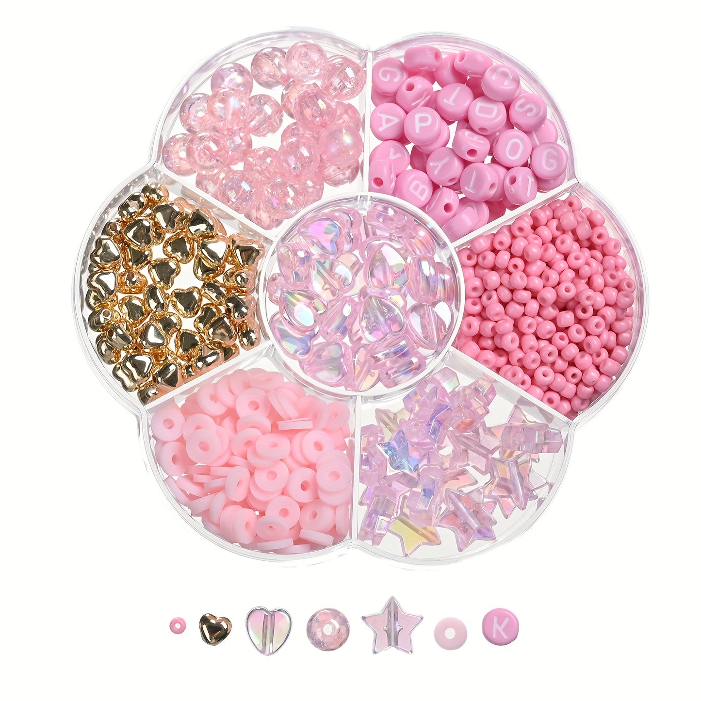 10x12mm Mix Love Oval Acrylic Colorful Loose Spacer Beads
