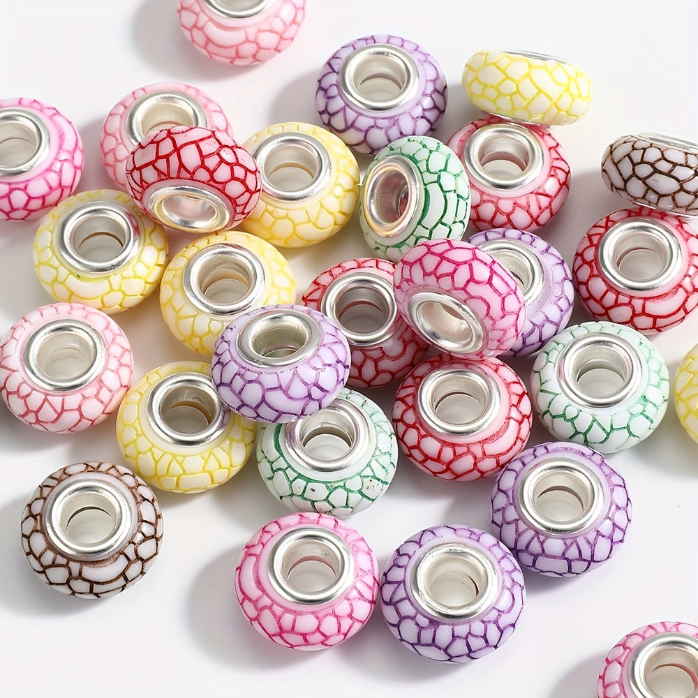 Frosted Horizontal Hole Rabbit Acrylic Beads