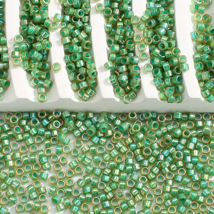 2.5mm Antique Golden Glass Rice Beads