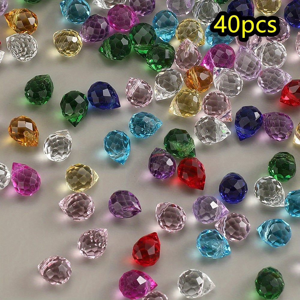 AB Color Faceted Strawberry Glass Beads