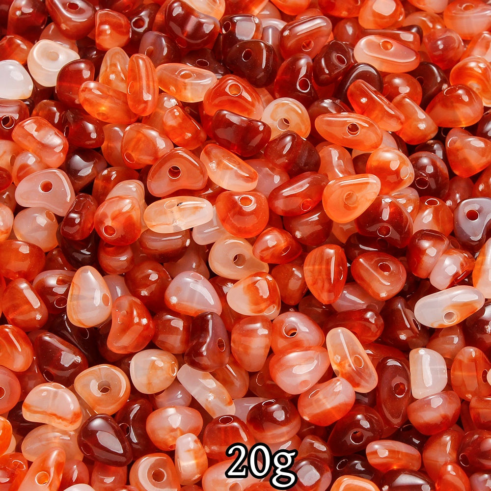 20g 4-9mm Two Tone Irregular Gradient Beads