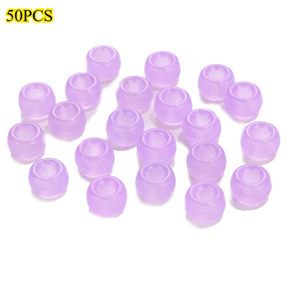 Glow-in-the-Dark Acrylic Barrel Beads