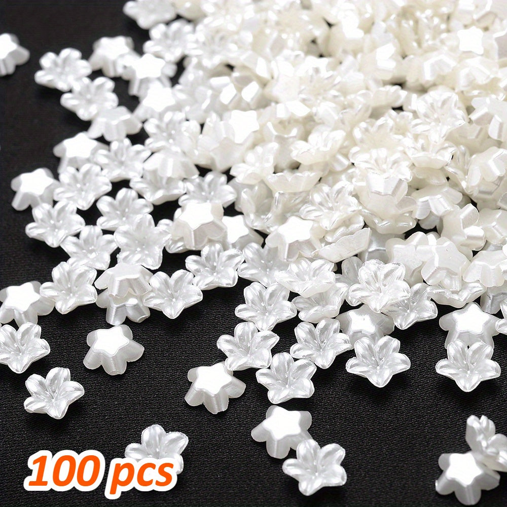 Mix Flower Imitation Metal Plastic Spacer Beads