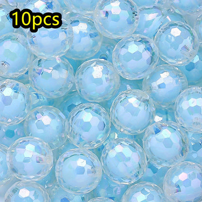 10pcs 16mm Y2K Disco Ball Acrylic Beads