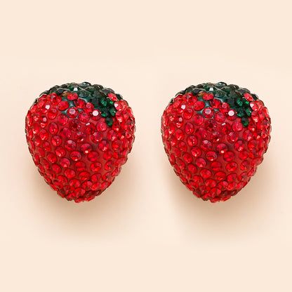 Strawberry Clay Decorative Beads