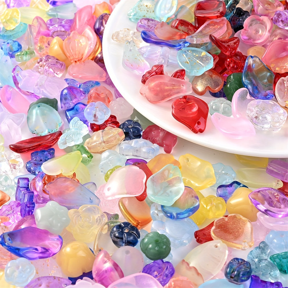 Mix Color Glass Jewelry Making Beads