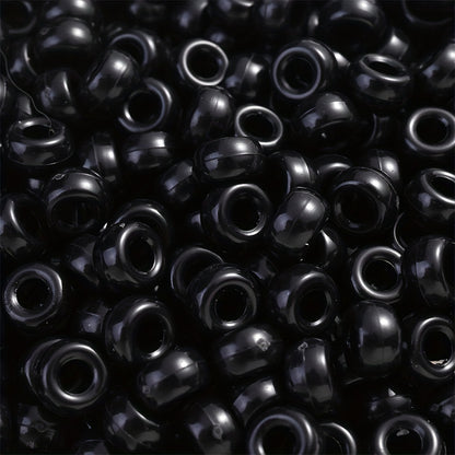 100pcs 7mm Solid Color Acrylic Beads