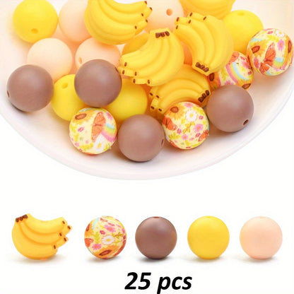 3D Fruit Series Silicone Scent Beads Set