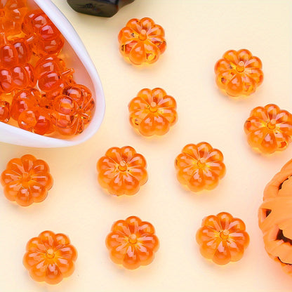 23×23mm Halloween Pumpkin Resin Beads