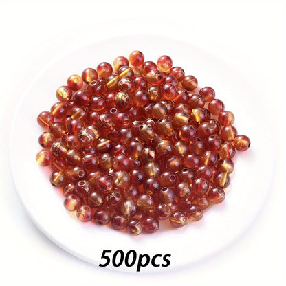 Blue Stone Round Spacer Beads