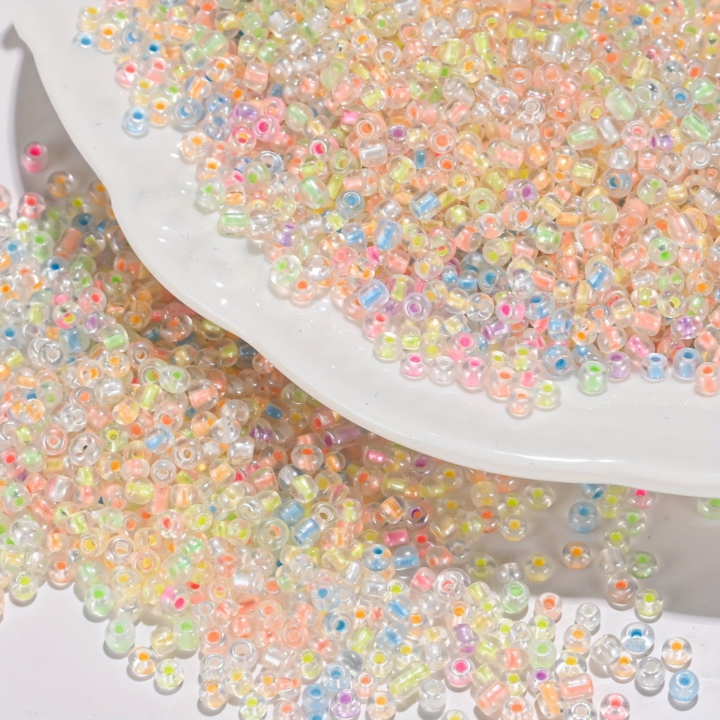 Luminous Glass Seed Beads