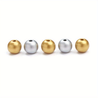 20pcs Christmas Wooden Round Beads