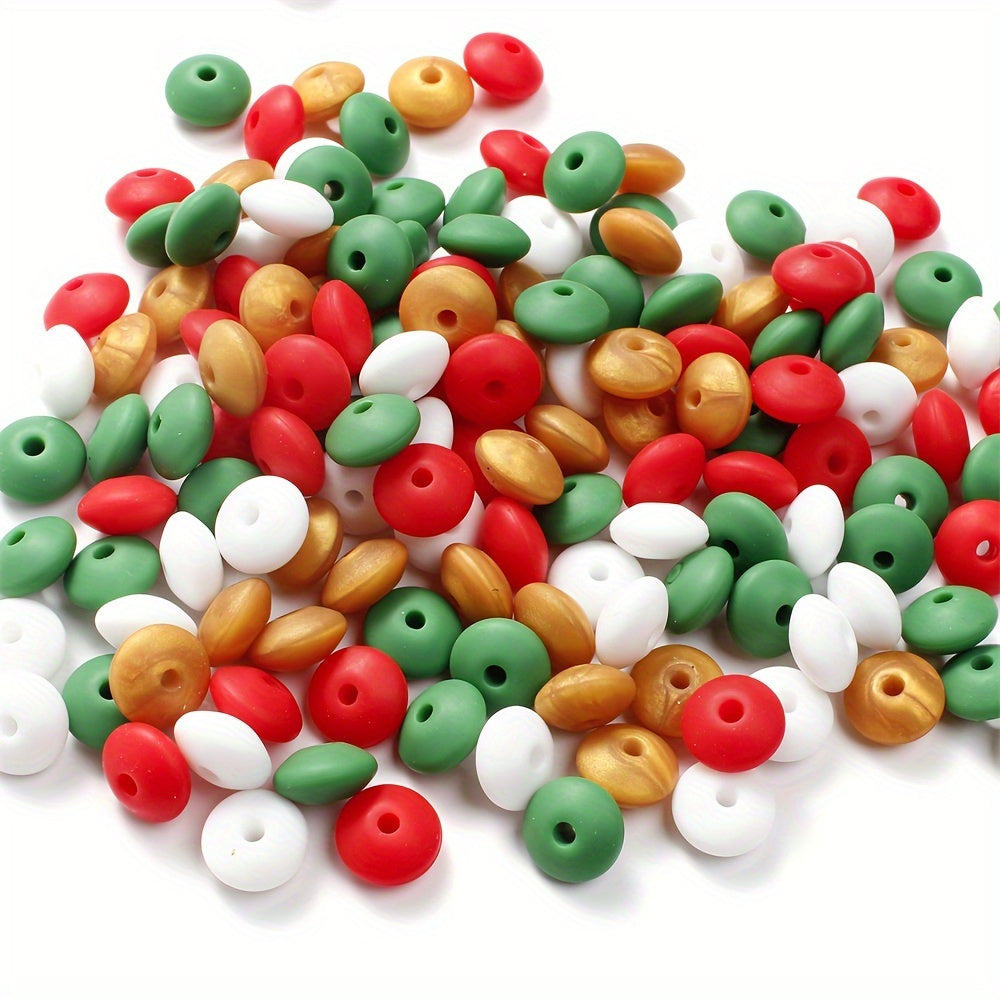 2/3mm Christmas Resin Faceted Beads
