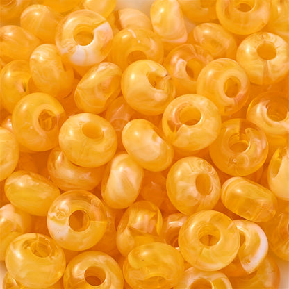 Colorful Bamboo Acrylic Cylinder Beads