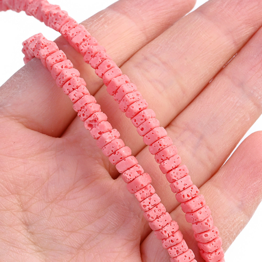 5mm Summer Natural Stone Square & Cubic Spacer Beads
