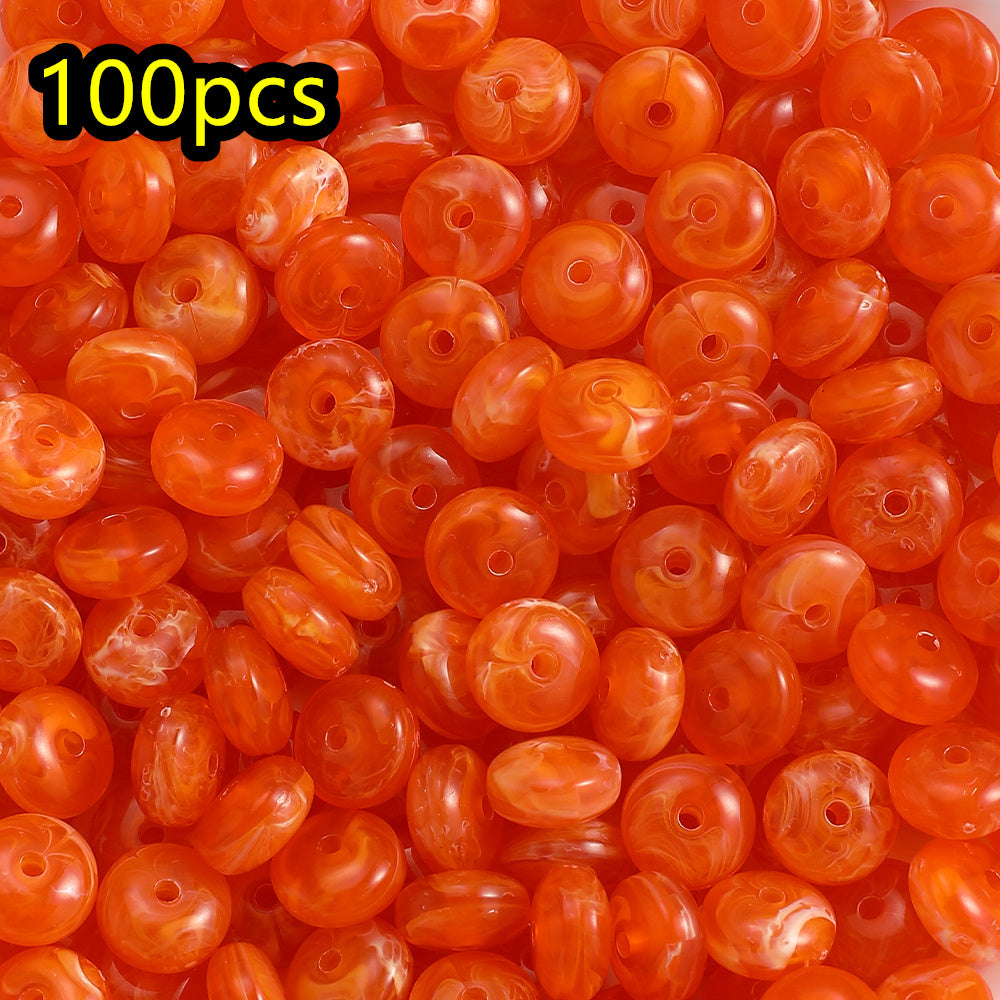 Yellow Lemon Acrylic Beads