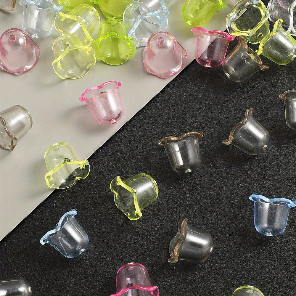 14x17mm Acrylic Lace Wind Chime Beads