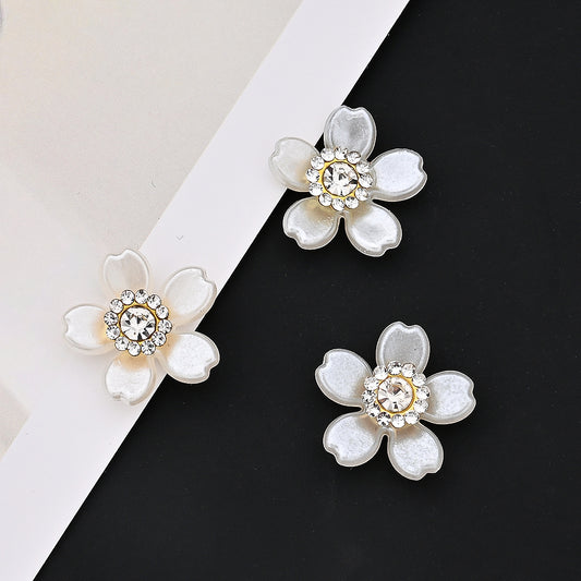 Hexagonal Golden Lace Flower Beads
